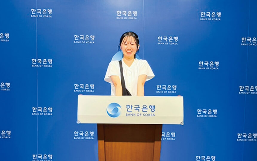 経済学部 経済学科 2年生 北村 聡美さん 鳥取県立倉吉総合産業高校出身
