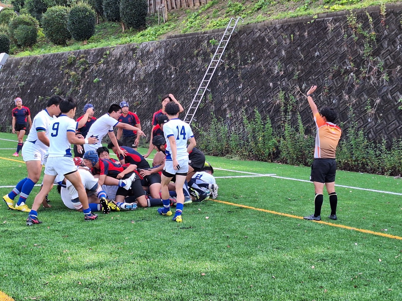 試合中の様子