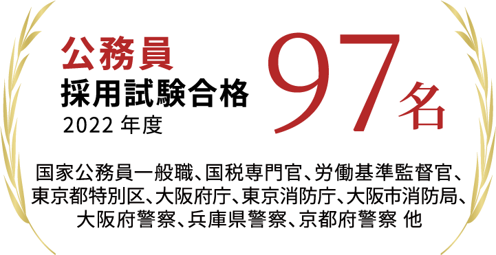 公務員採用試験合格5名